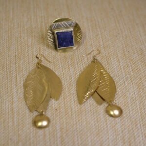 custom ring plus Zaytoun earrings